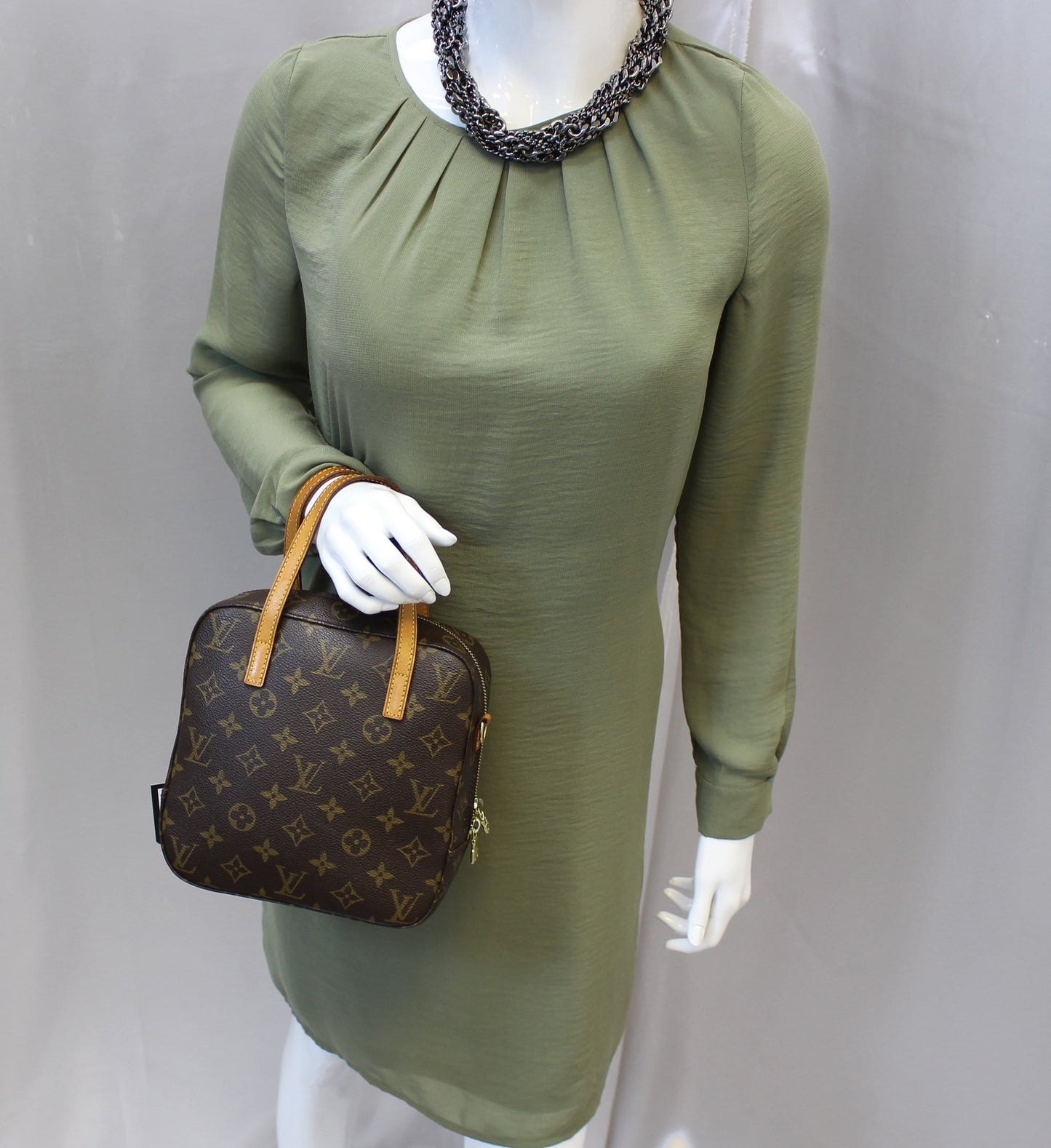 LOUIS VUITTON Monogram Canvas Spontini 2way Hand Shoulder Bag