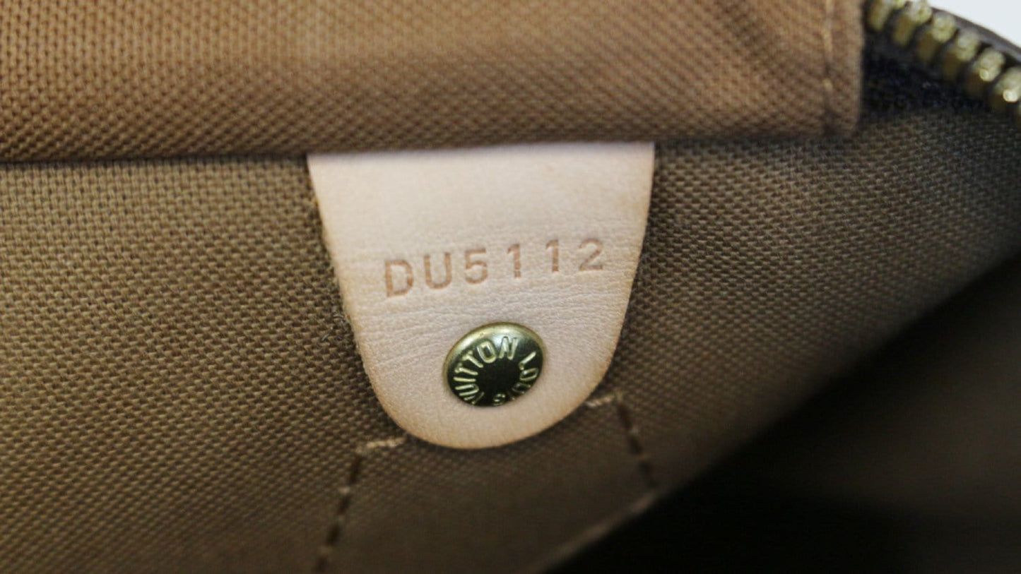 Louis Vuitton Monogram Canvas Speedy 35 Bandouliere Bag