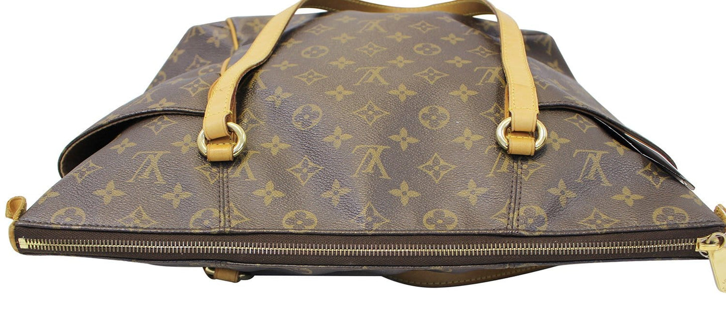 LOUIS VUITTON Shoulder Bag  Monogram Canvas Totally MM Brown