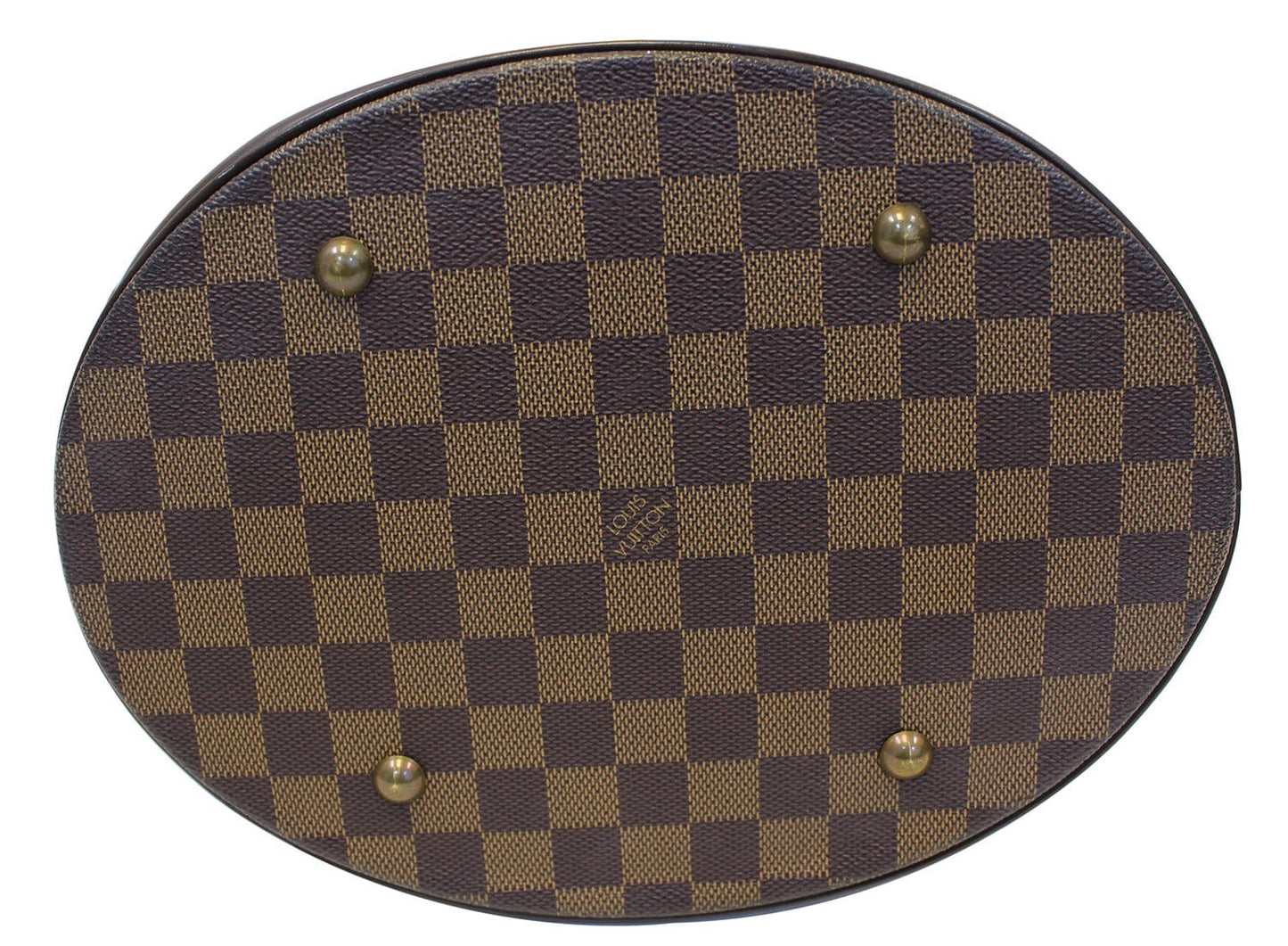 LOUIS VUITTON Damier Ebene Bucket Large Special Order Shoulder Bag