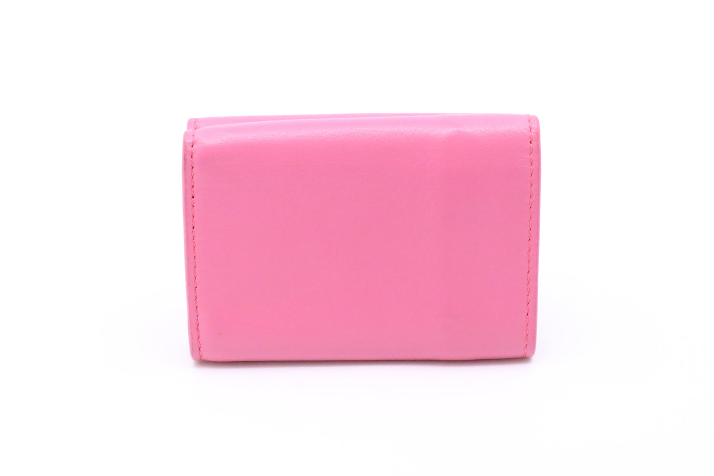 Balenciaga Card Case in Pink Leather