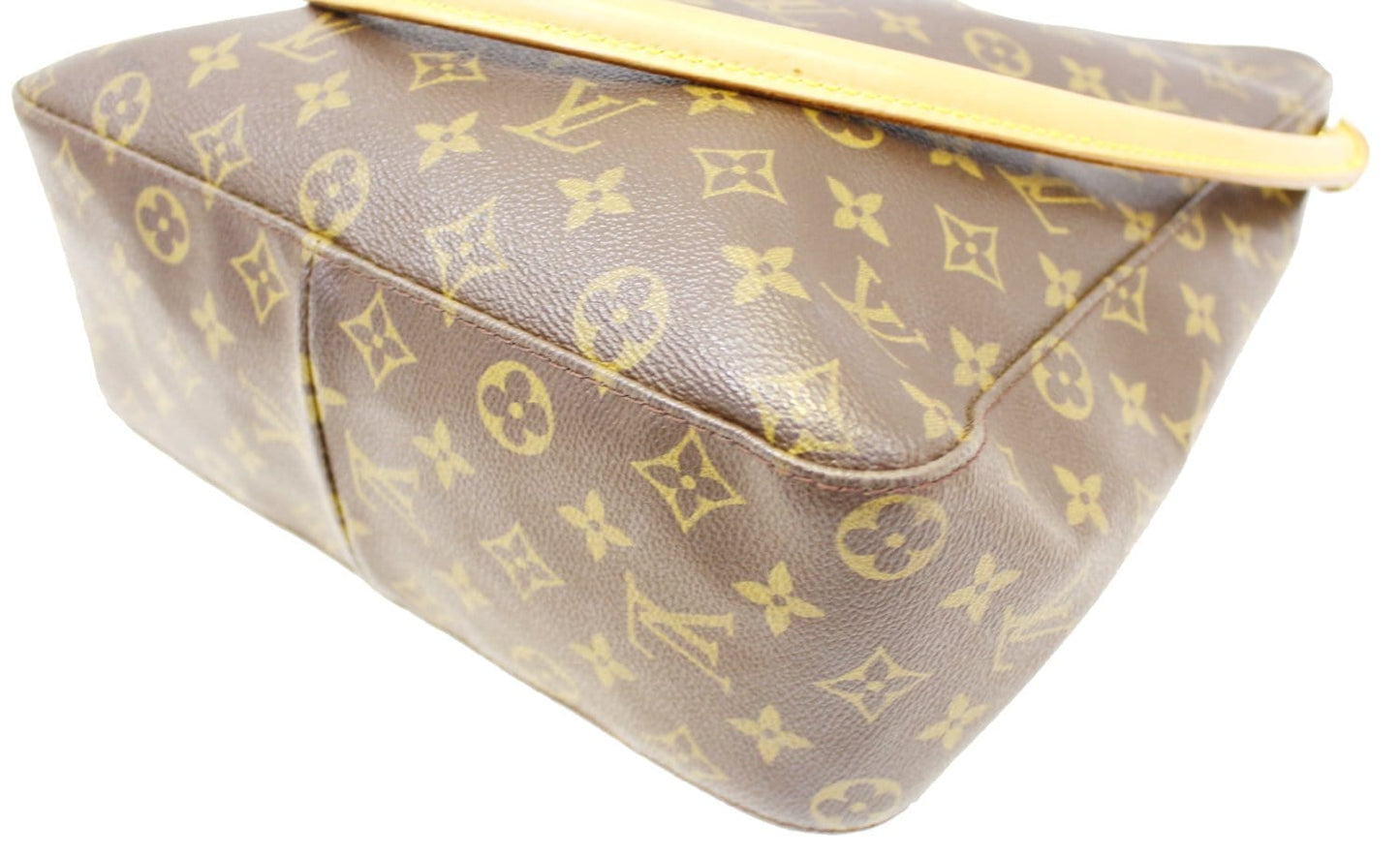 LOUIS VUITTON Monogram Canvas Looping GM Brown Shoulder Bag