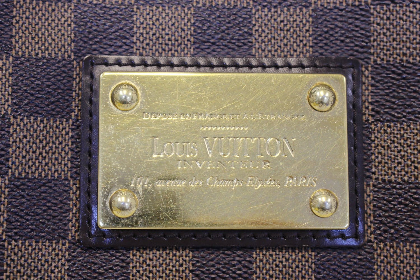 LOUIS VUITTON Damier Ebene Thames GM Shoulder Bag