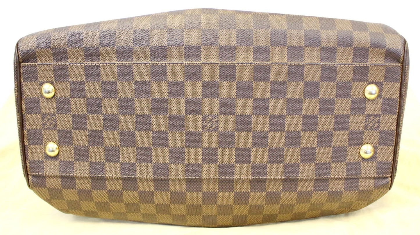 LOUIS VUITTON Damier Ebene Trevi GM Brown Shoulder Bag