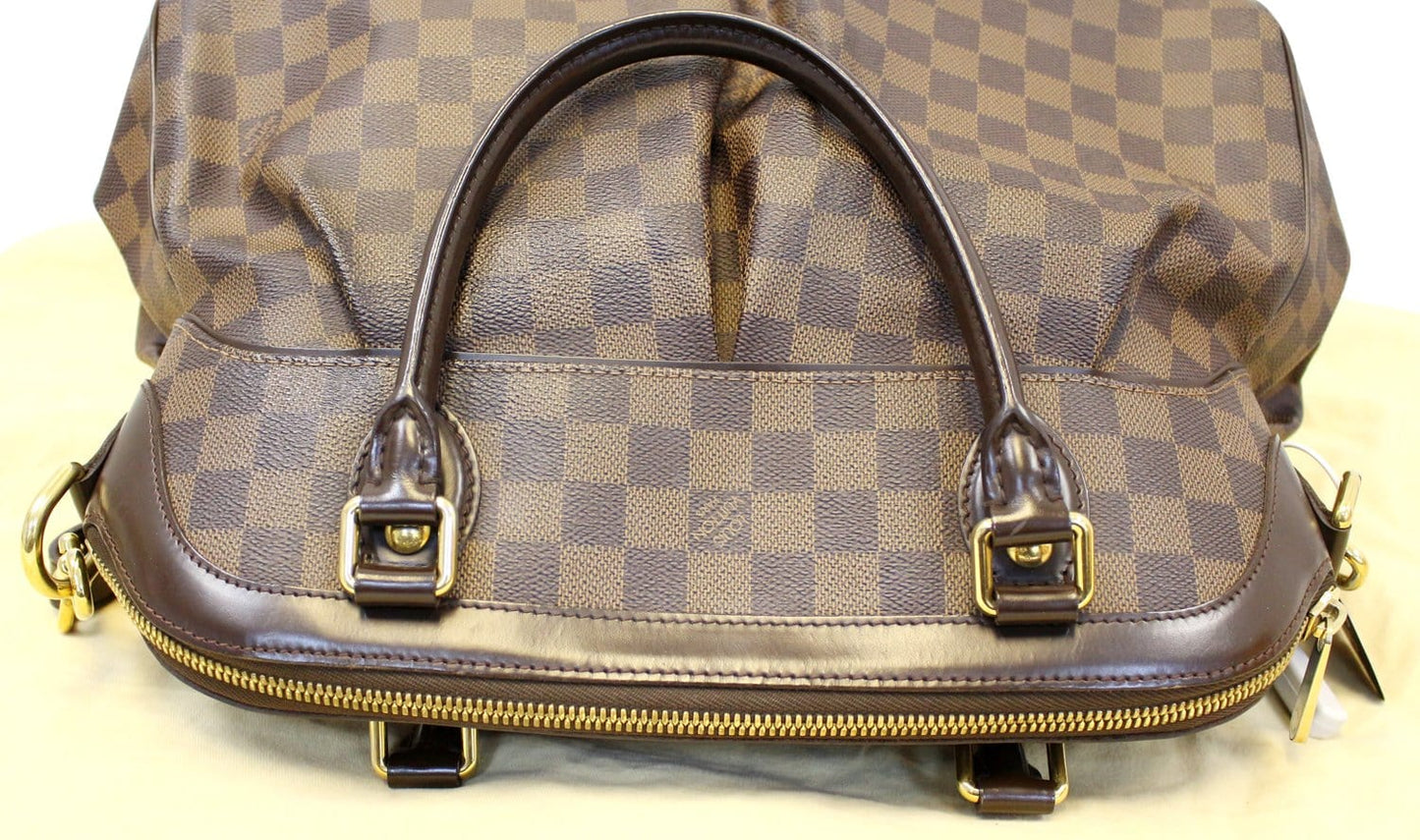 LOUIS VUITTON Damier Ebene Trevi GM Brown Shoulder Bag