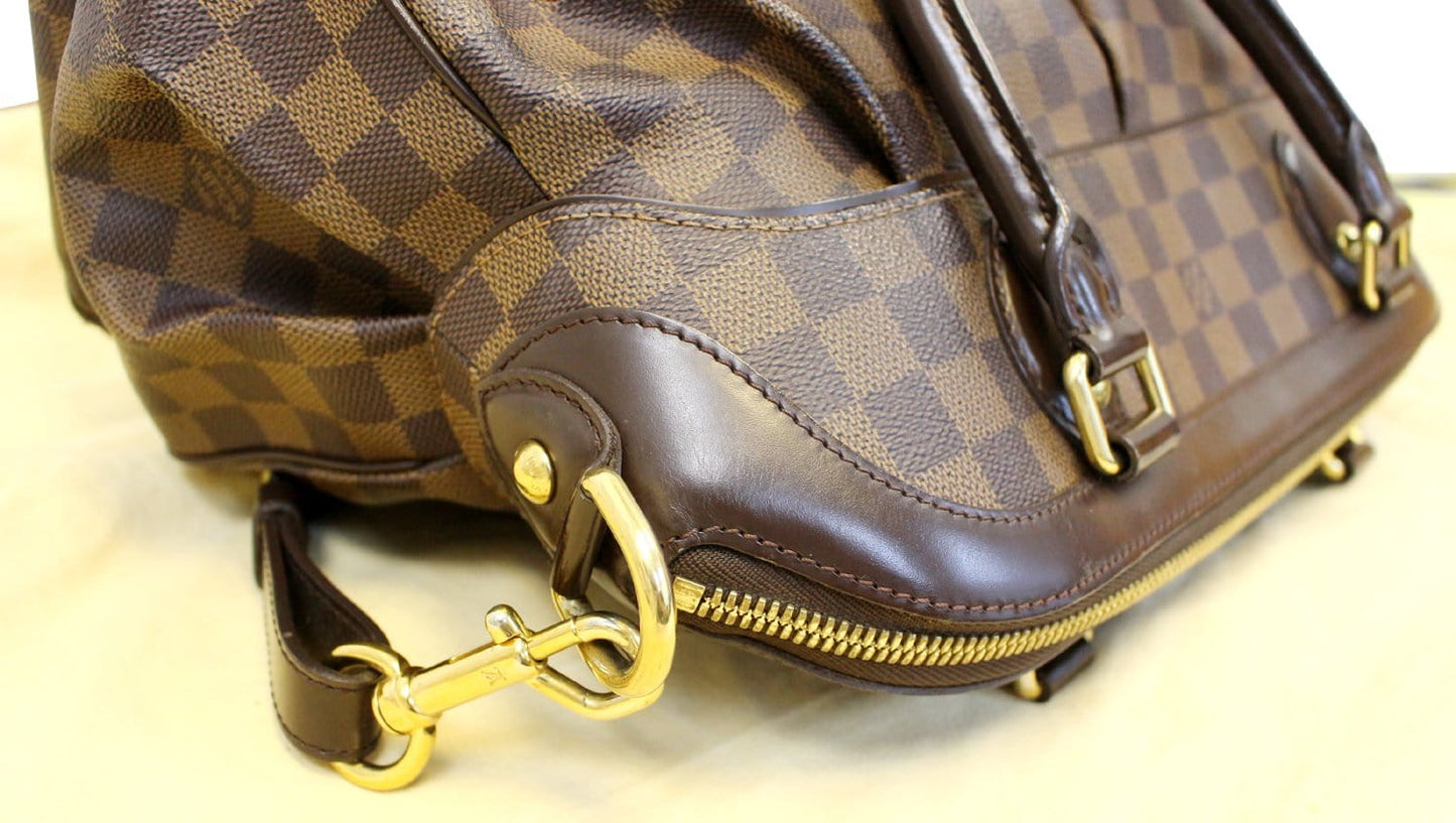 LOUIS VUITTON Damier Ebene Trevi GM Brown Shoulder Bag