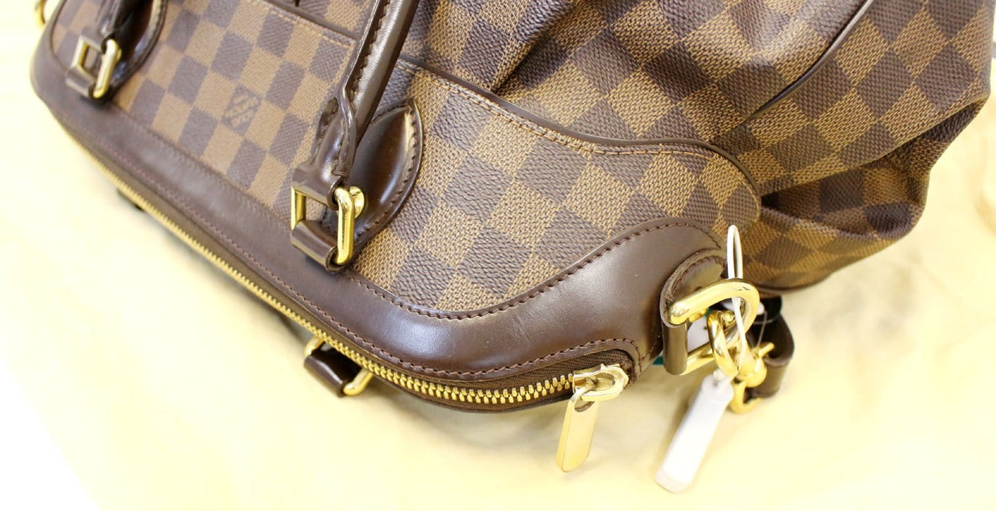 LOUIS VUITTON Damier Ebene Trevi GM Brown Shoulder Bag