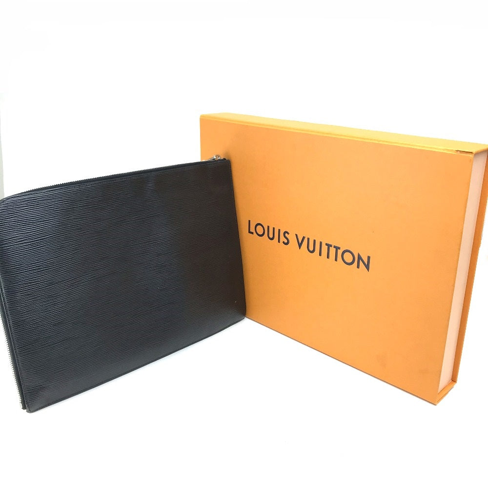 LOUIS VUITTON business bag M64153 Epi Leather black Epi Pochette Jules GM NM mens  d