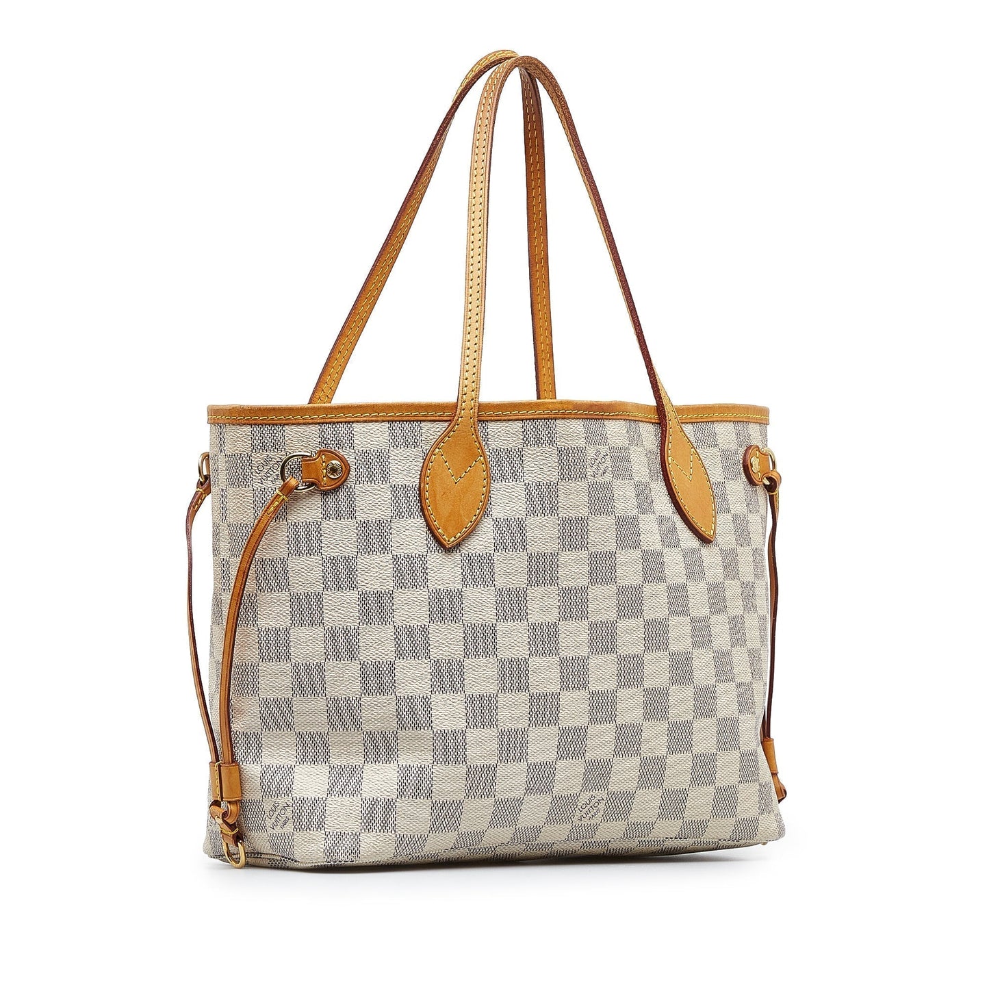 LOUIS VUITTON Damier Azur Neverfull PM Tote Bag