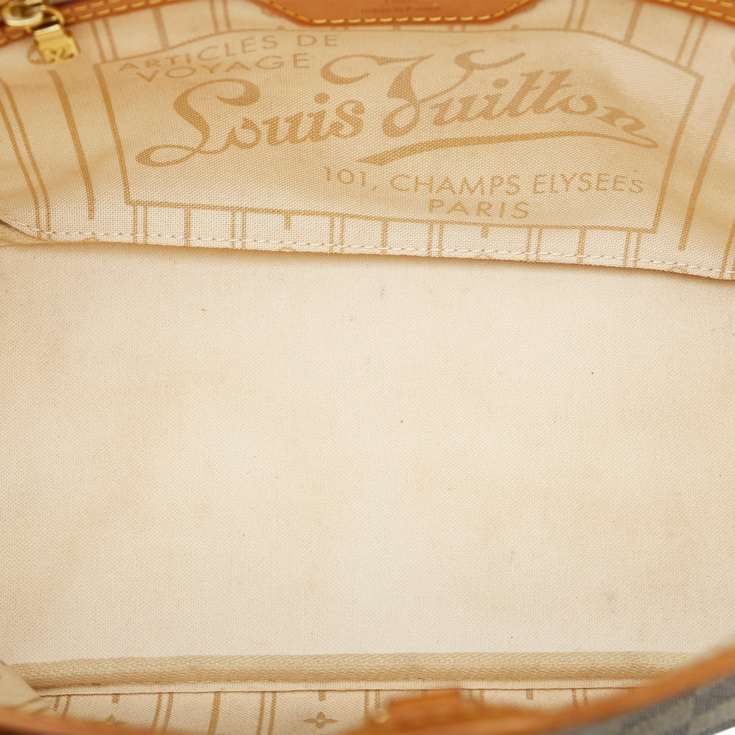 LOUIS VUITTON Damier Azur Neverfull PM Tote Bag