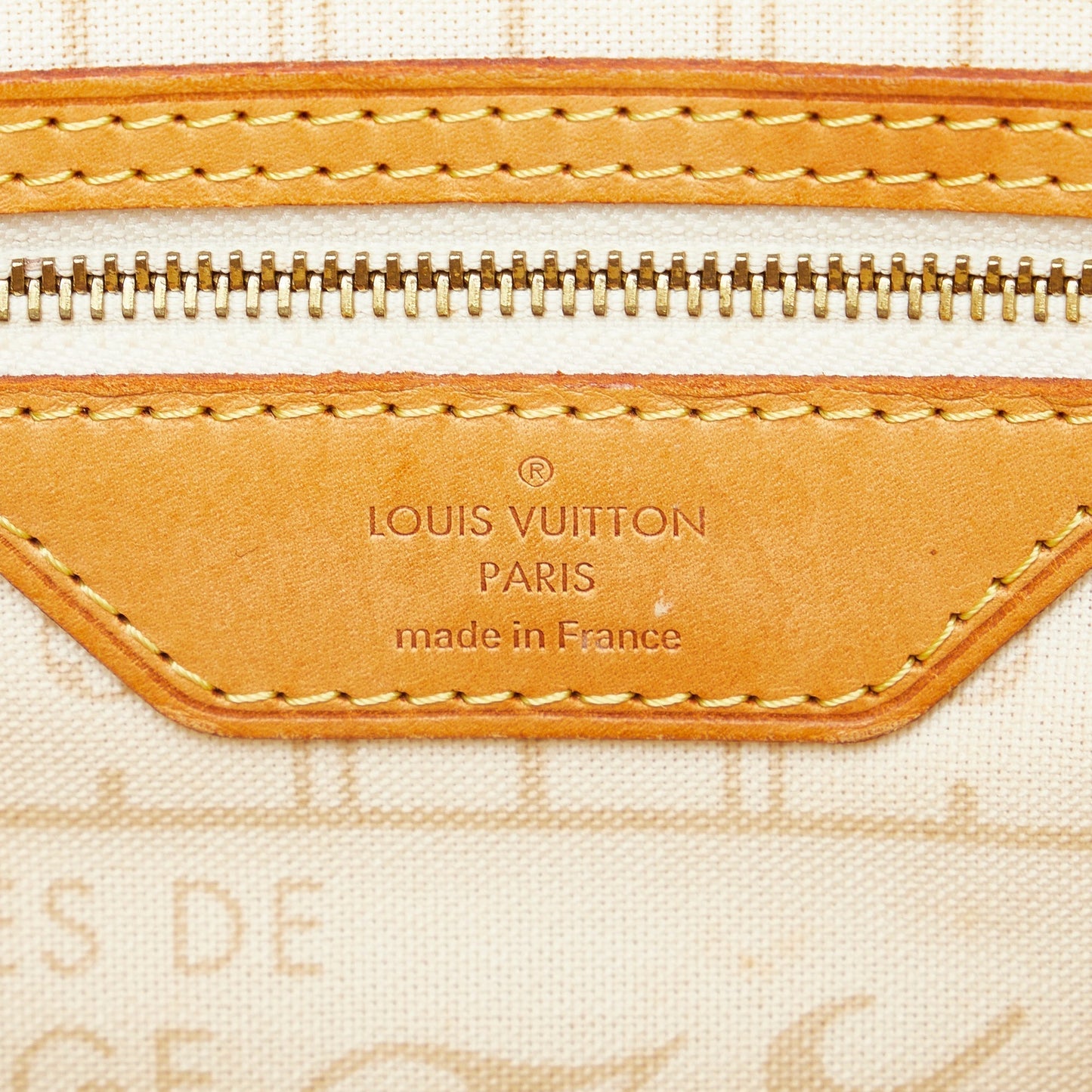 LOUIS VUITTON Damier Azur Neverfull PM Tote Bag