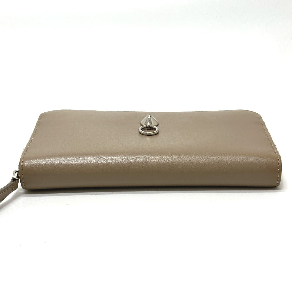 FENDI Long Wallet Purse 8M0299 leather beige By the way
