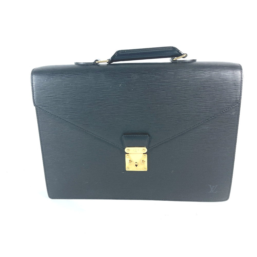 LOUIS VUITTON Business bag M54412 Epi Leather black Epi Cerviet ambassador