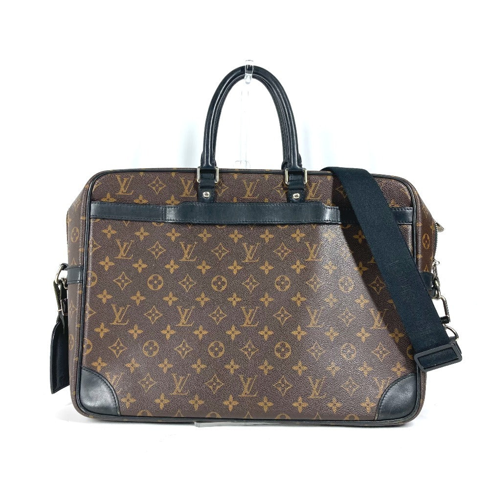 LOUIS VUITTON Business bag M40224 Monogram macacer canvas Brown Monogram macacer Porto Documan  VowayajuGM mens  d