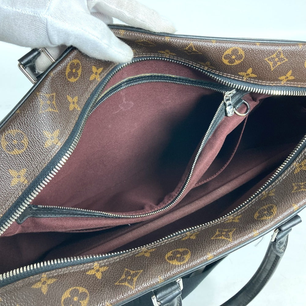 LOUIS VUITTON Business bag M40224 Monogram macacer canvas Brown Monogram macacer Porto Documan  VowayajuGM mens  d
