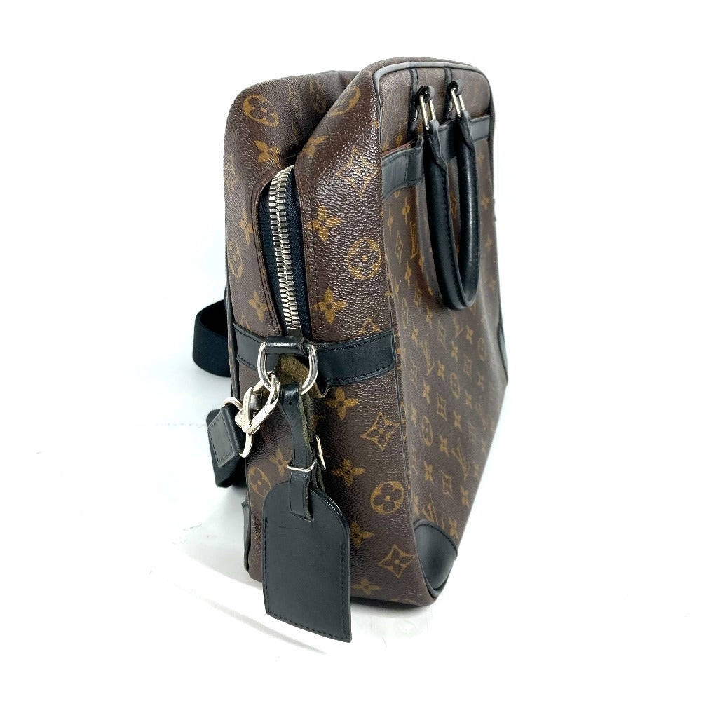 LOUIS VUITTON Business bag M40224 Monogram macacer canvas Brown Monogram macacer Porto Documan  VowayajuGM mens  d