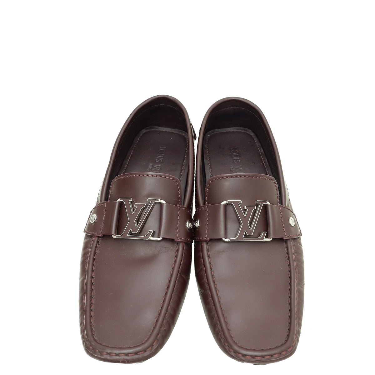 Louis Vuitton Burgundy Monte Carlo Loafer 8