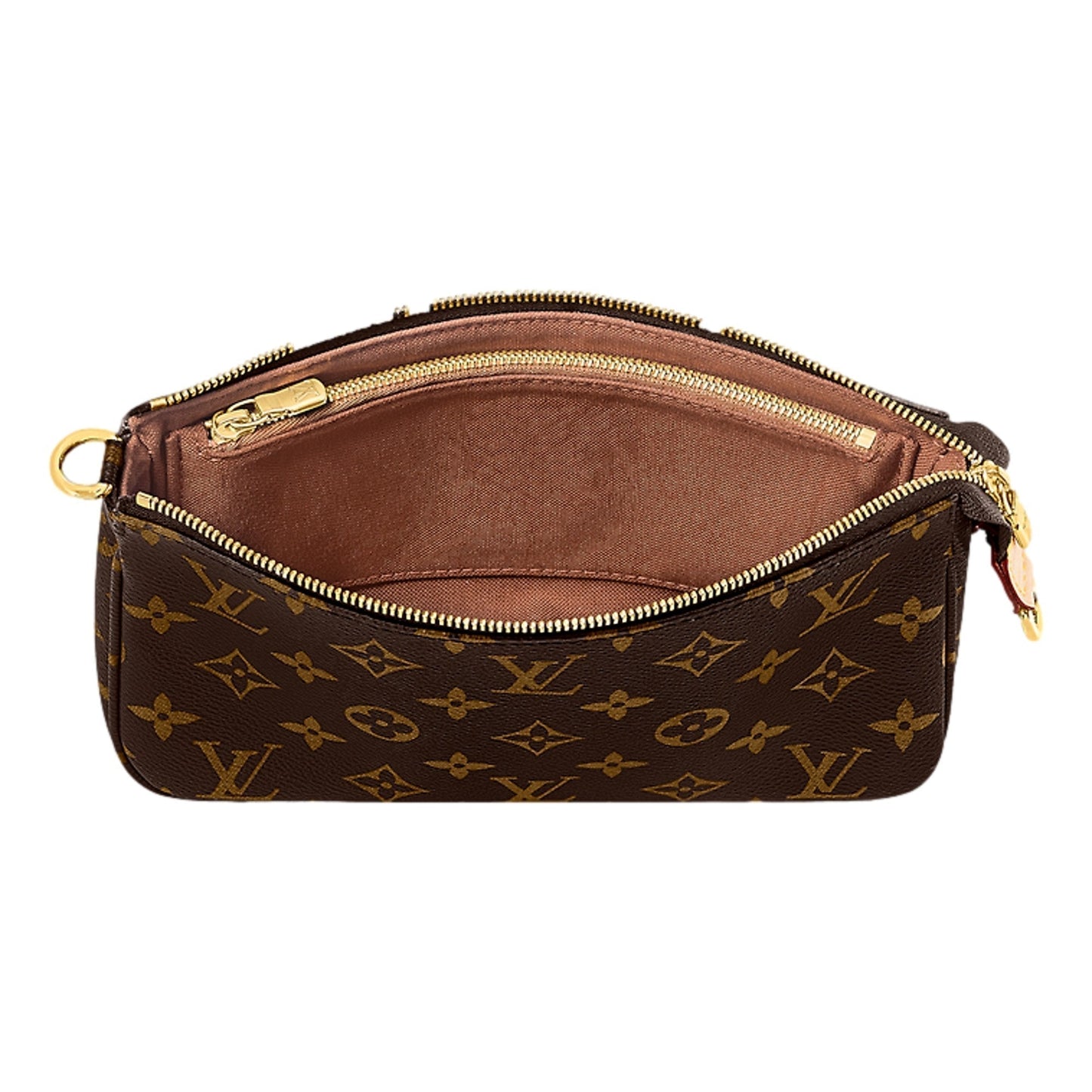 Louis Vuitton Chain Pochette Accessoires NM Monogram Canvas Brown