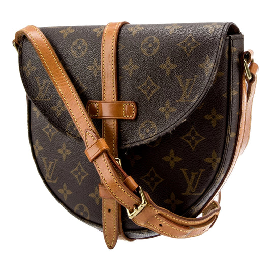 Louis Vuitton Chantilly PM Brown Monogram Leather Shoulder Bag
