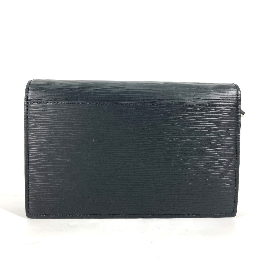 LOUIS VUITTON business bag M42742 Epi Leather black Epi Pochette Thames