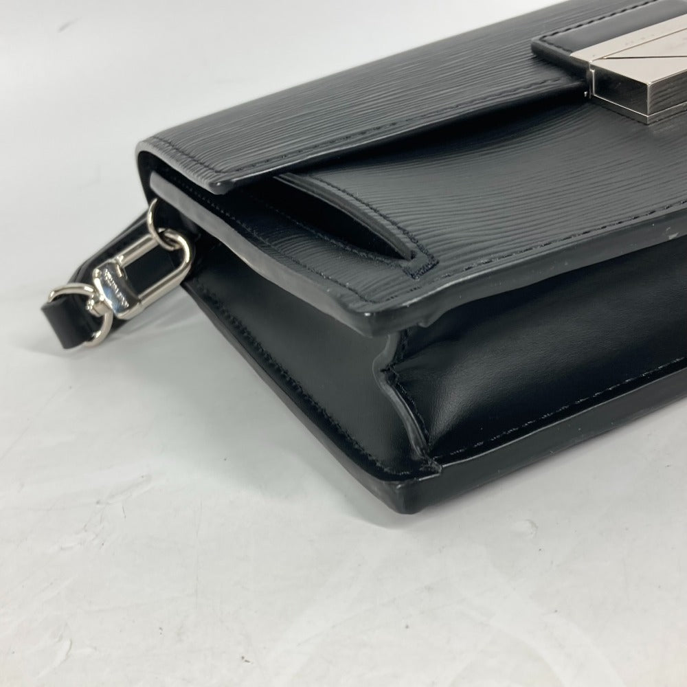 LOUIS VUITTON business bag M42742 Epi Leather black Epi Pochette Thames