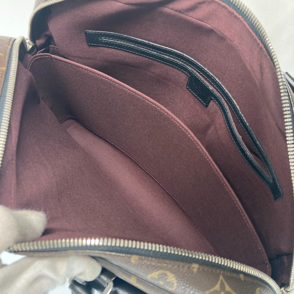 LOUIS VUITTON Business bag M56719 Monogram canvas, leather Brown Monogram macacer Soft briefcase