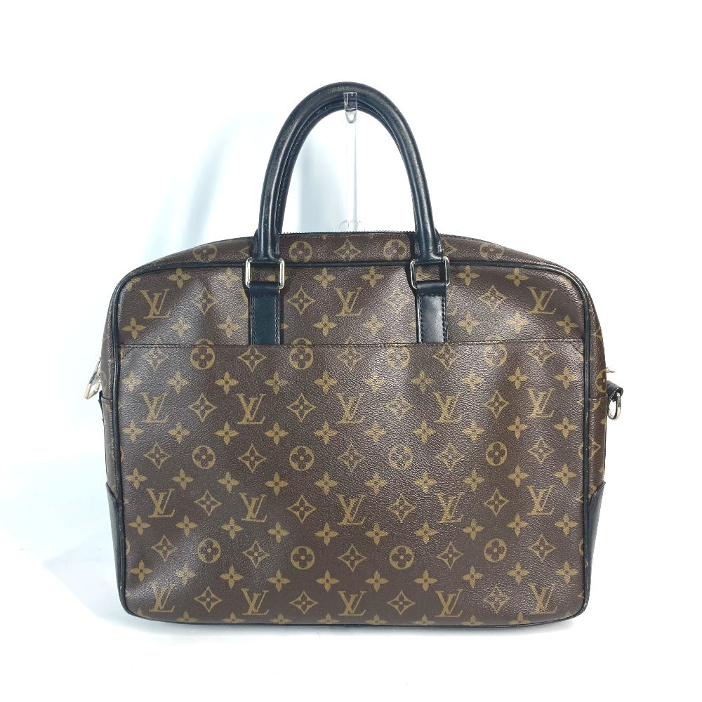 LOUIS VUITTON Business bag M56719 Monogram canvas, leather Brown Monogram macacer Soft briefcase