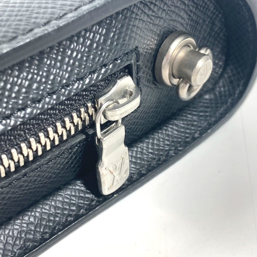 LOUIS VUITTON business bag M30182 Taiga Leather black Taiga Baikal mens  d