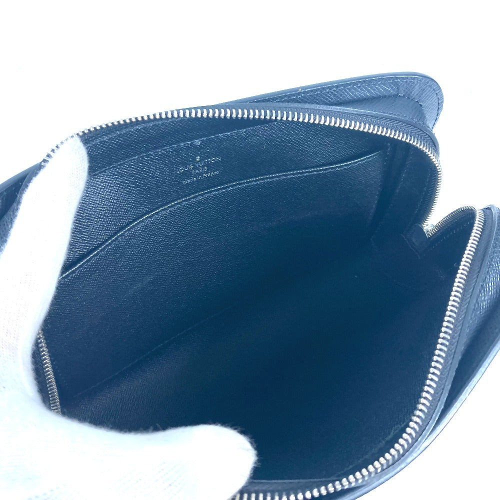 LOUIS VUITTON business bag M30182 Taiga Leather black Taiga Baikal mens  d