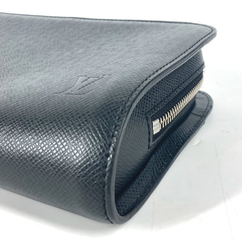 LOUIS VUITTON business bag M30182 Taiga Leather black Taiga Baikal mens  d