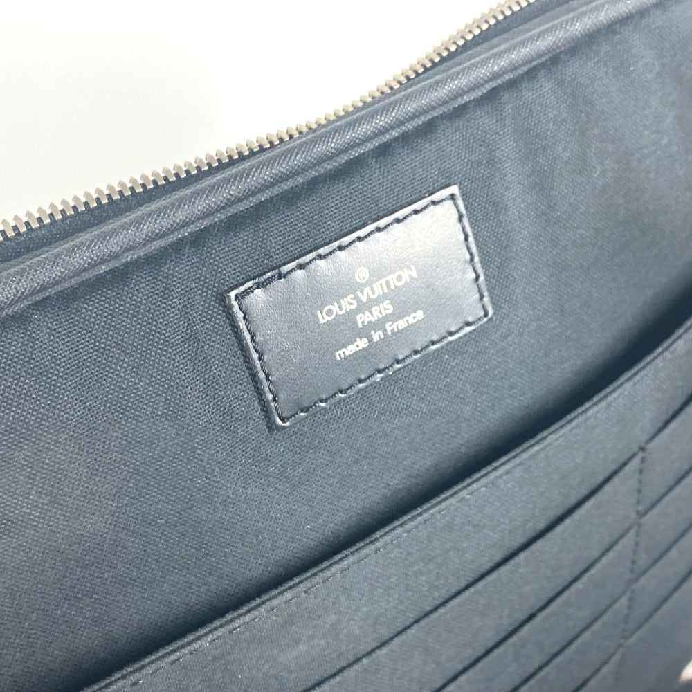 LOUIS VUITTON Business bag M30762 Taiga Leather black Taiga Tula 2WAY Shoulder Bag