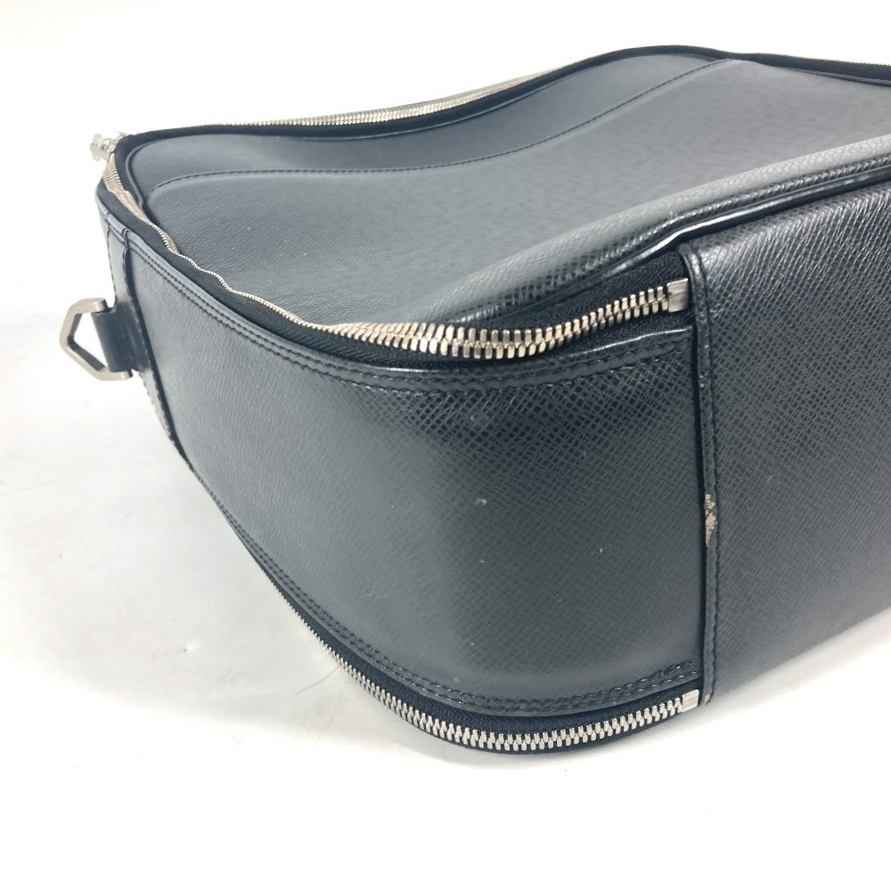 LOUIS VUITTON Business bag M30762 Taiga Leather black Taiga Tula 2WAY Shoulder Bag
