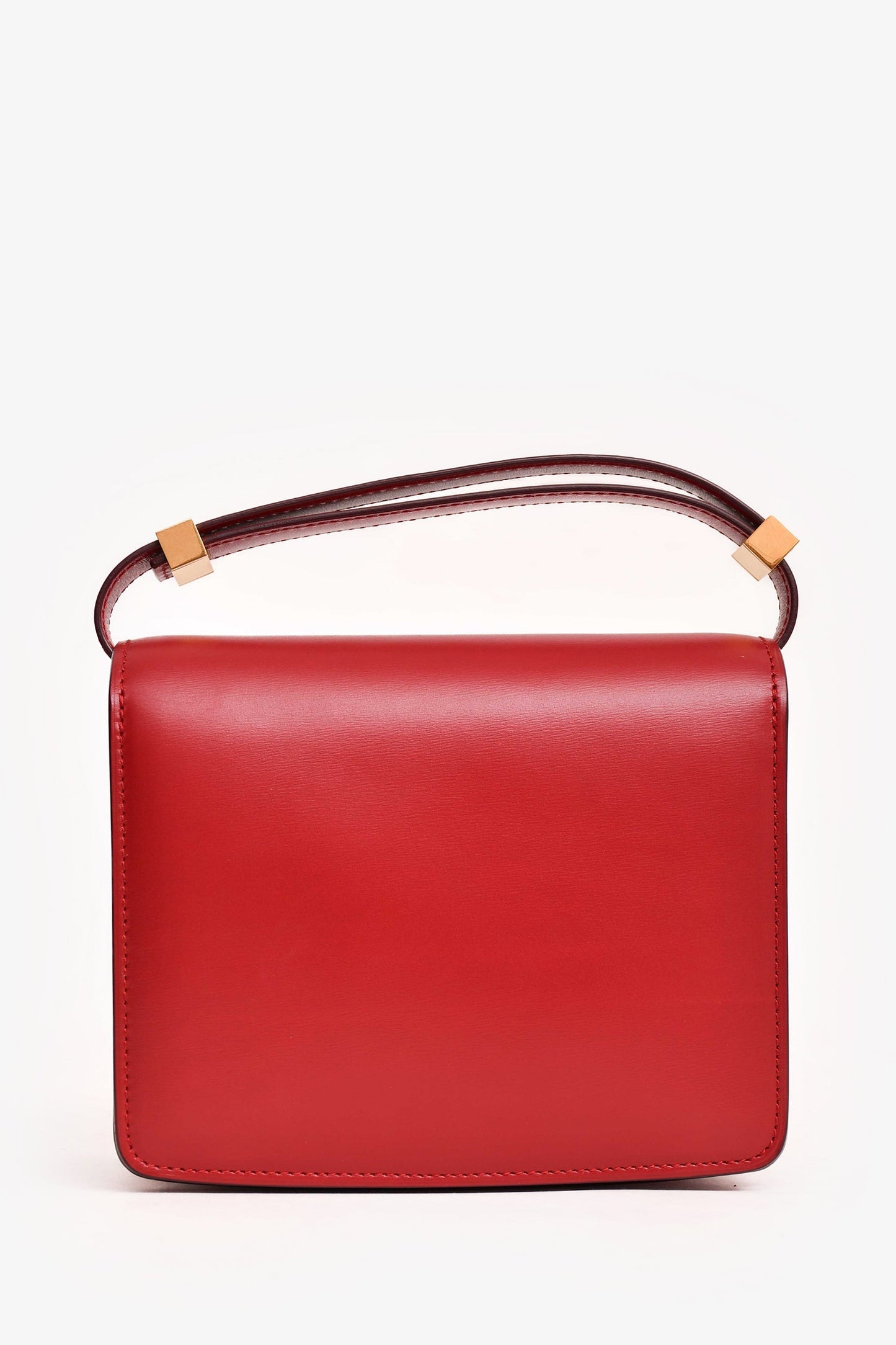 Celine 2016 Red Leather Nano Classic Box Bag
