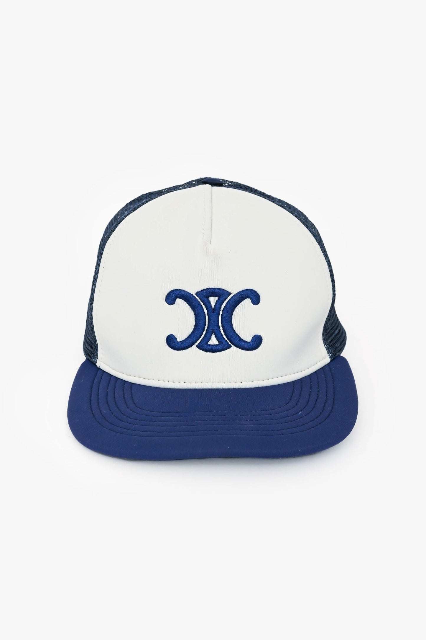 Celine Blue/White Logo Baseball Hat Size S