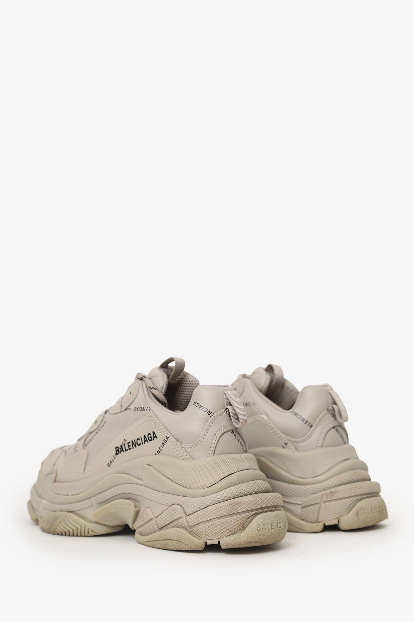 Balenciaga Grey Triple S Sneaker Size 6