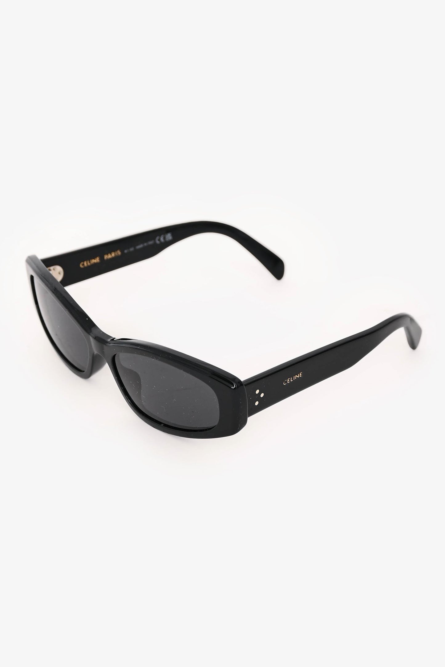 Celine Black Acrylic Frame Cat Eye Sunglasses