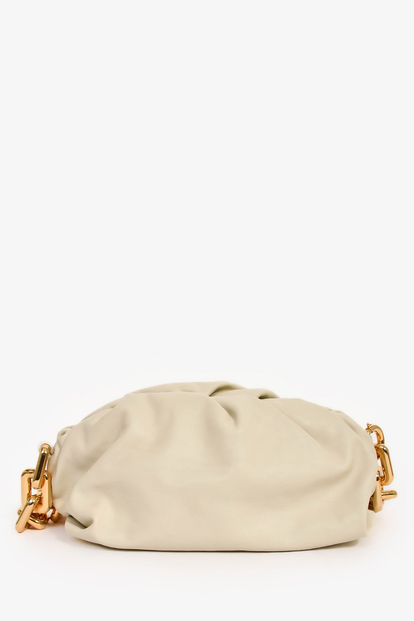 Bottega Veneta Beige Chain Pouch Bag