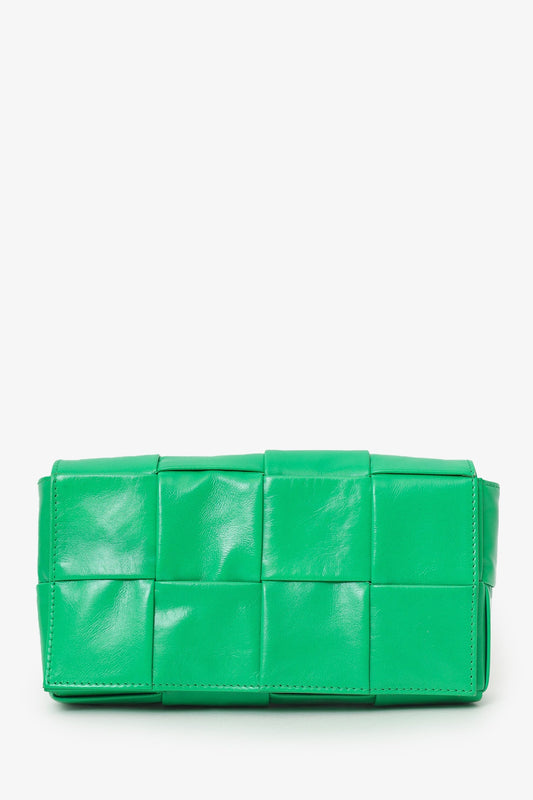 Bottega Veneta Green Leather Cassette Bag