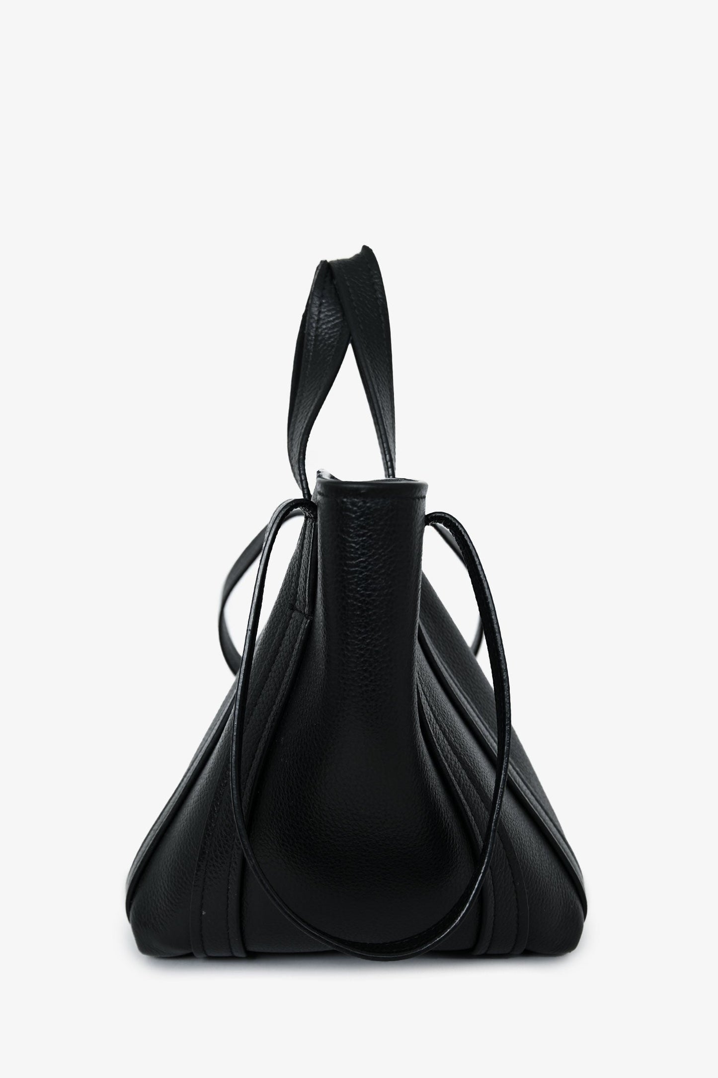 Balenciaga Black Grained Everyday XS North-South Shoulder Tote Bag