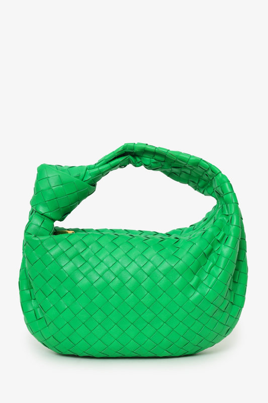 Bottega Veneta Green Intrecciato Teen Jodie Bag