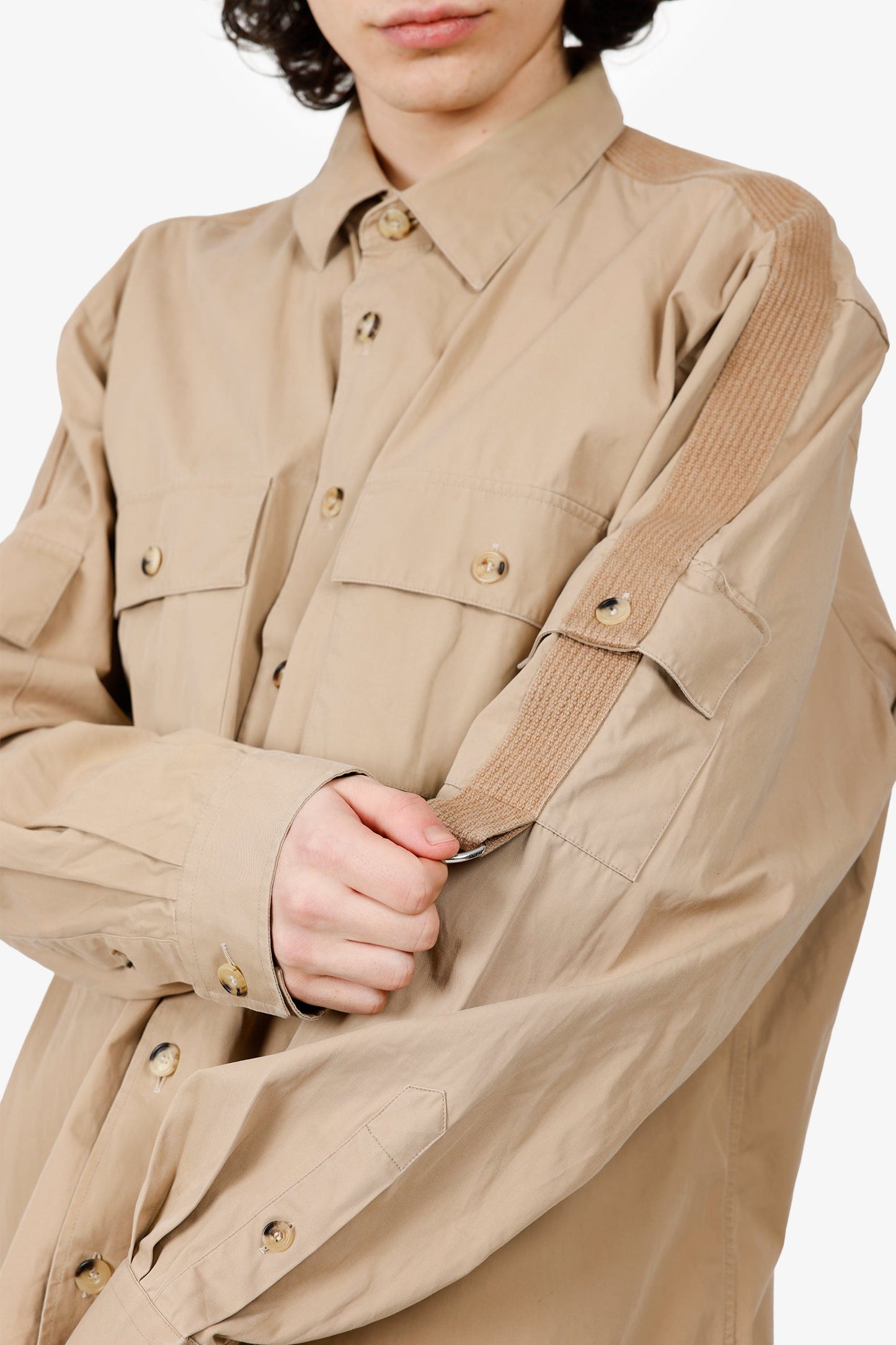 Burberry Tan Crawford Button Down Shirt Size XXL Mens