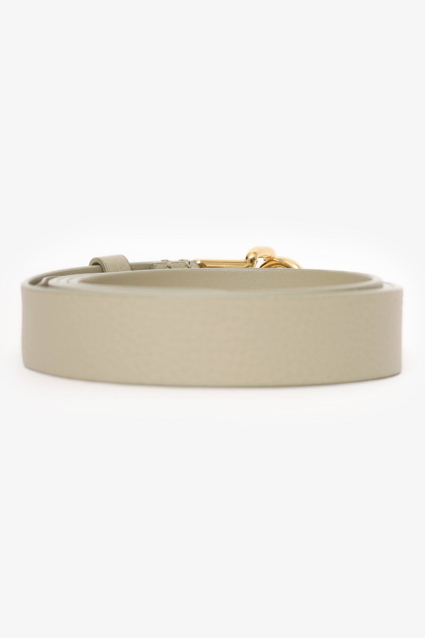Burberry Grey Leather 'Rocking Horse' Belt Size L