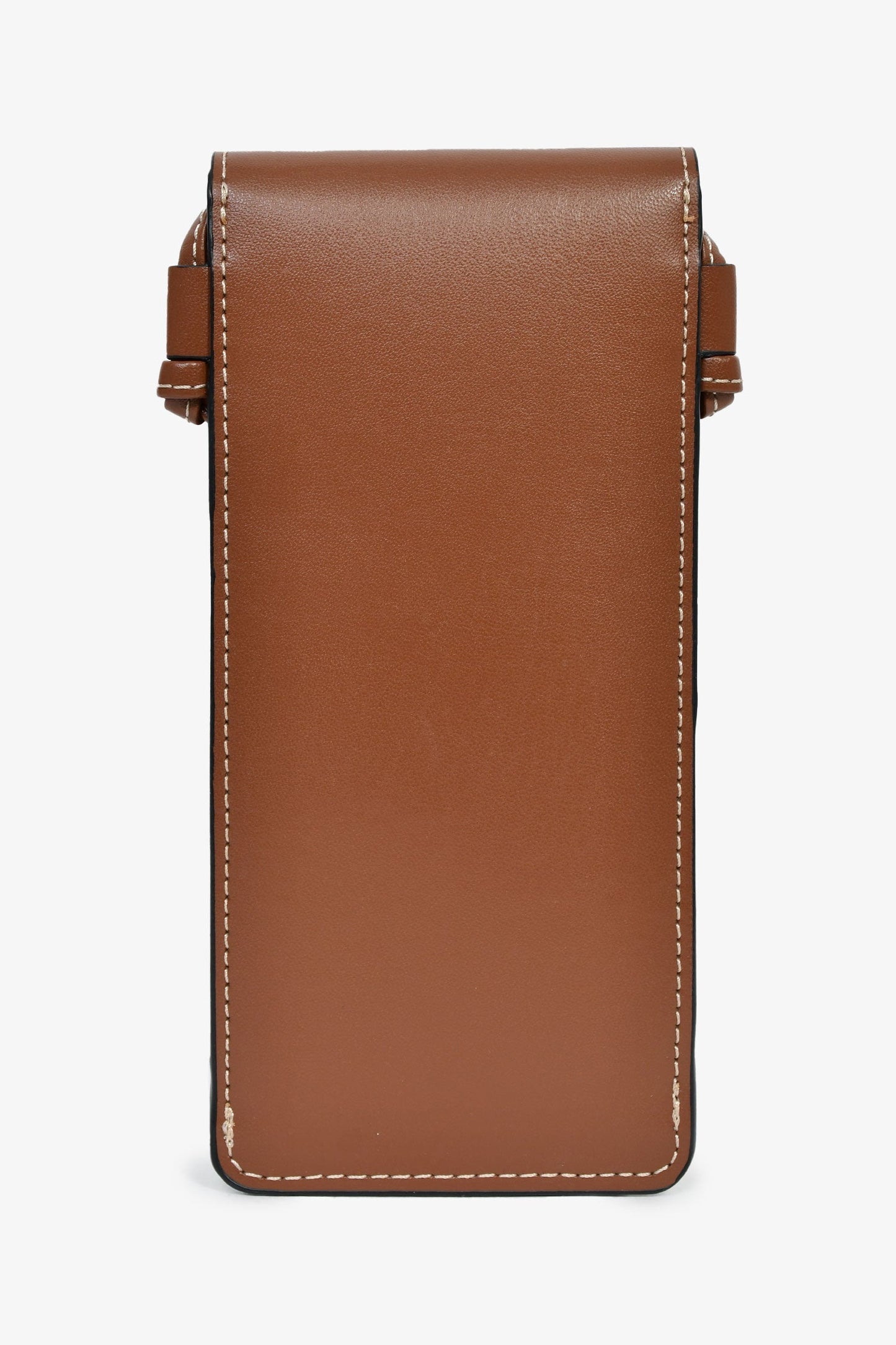 Celine Brown Leather Sunglass Pouch