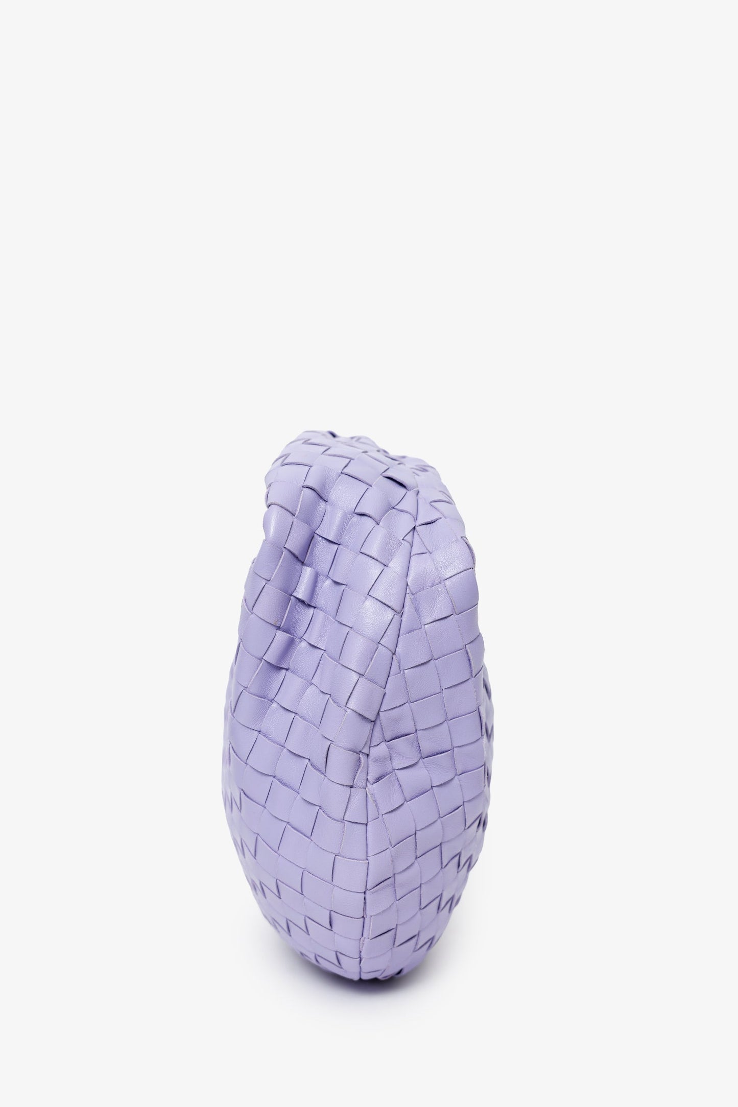 Bottega Veneta Purple Intrecciato Leather Teen Jodie Shoulder Bag