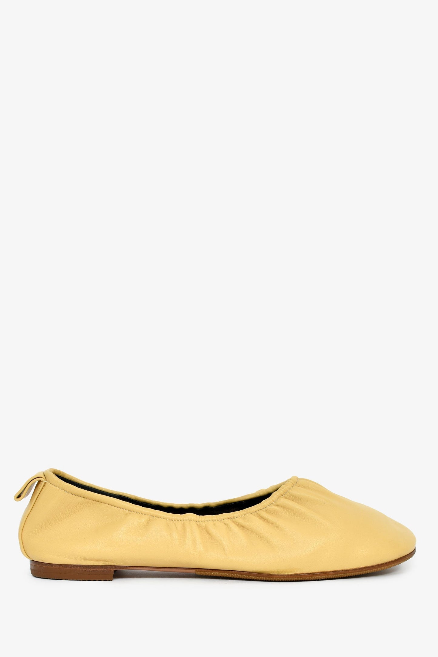 Celine by Phoebe Philo Yellow 'Ballerina' Flats Size 38