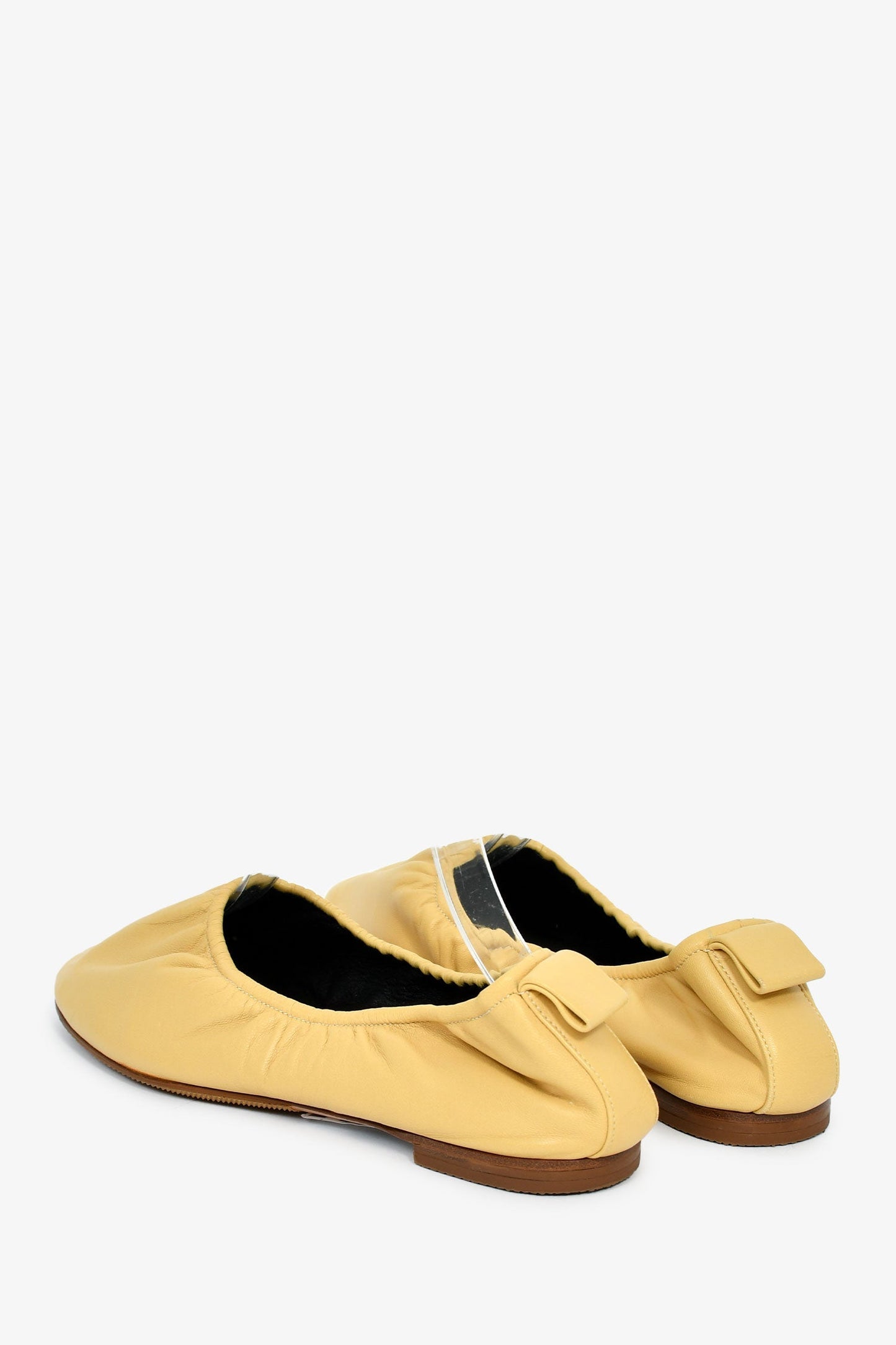 Celine by Phoebe Philo Yellow 'Ballerina' Flats Size 38