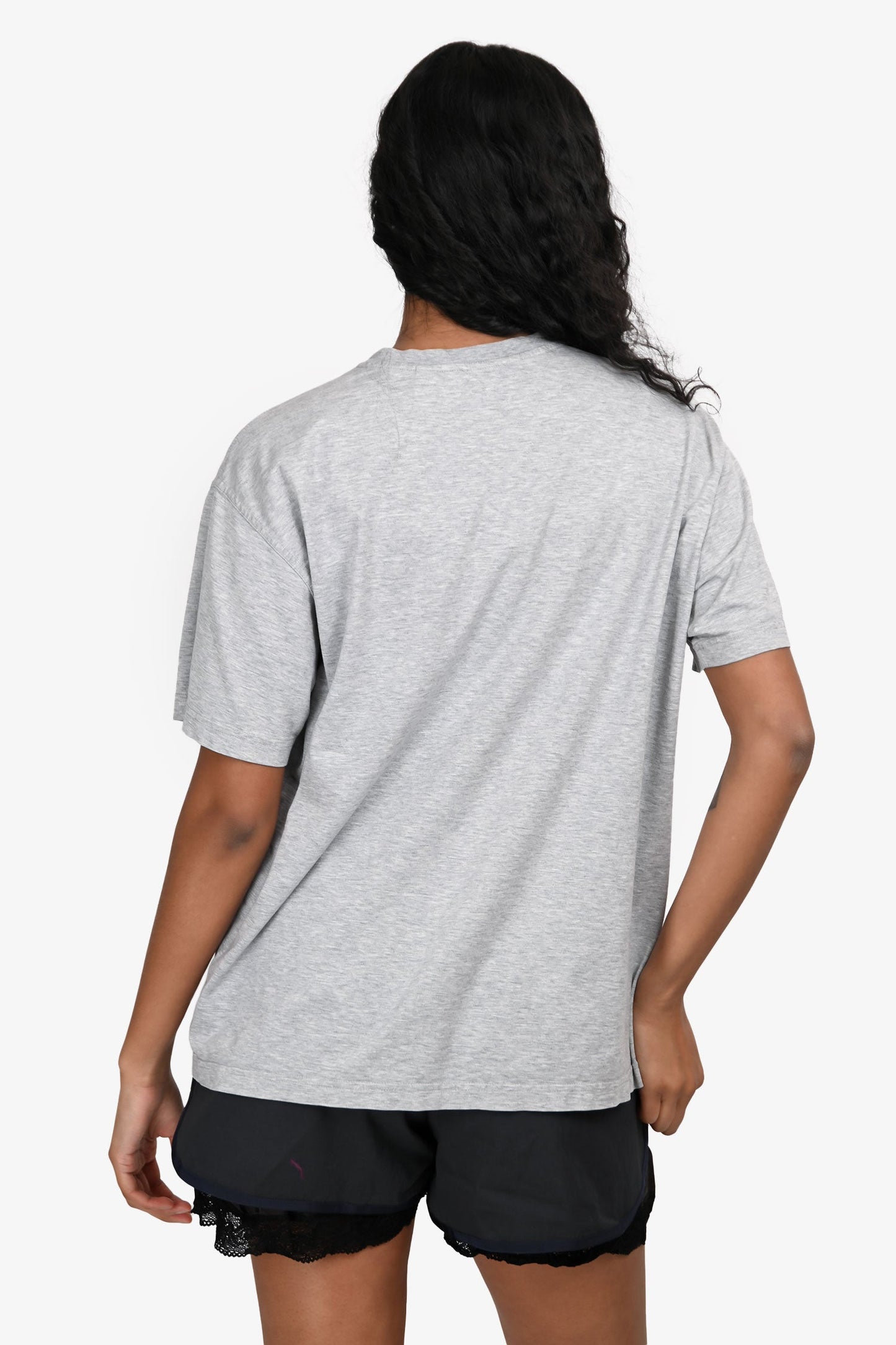 Burberry Grey Cotton 'TB' Logo T-Shirt Size S