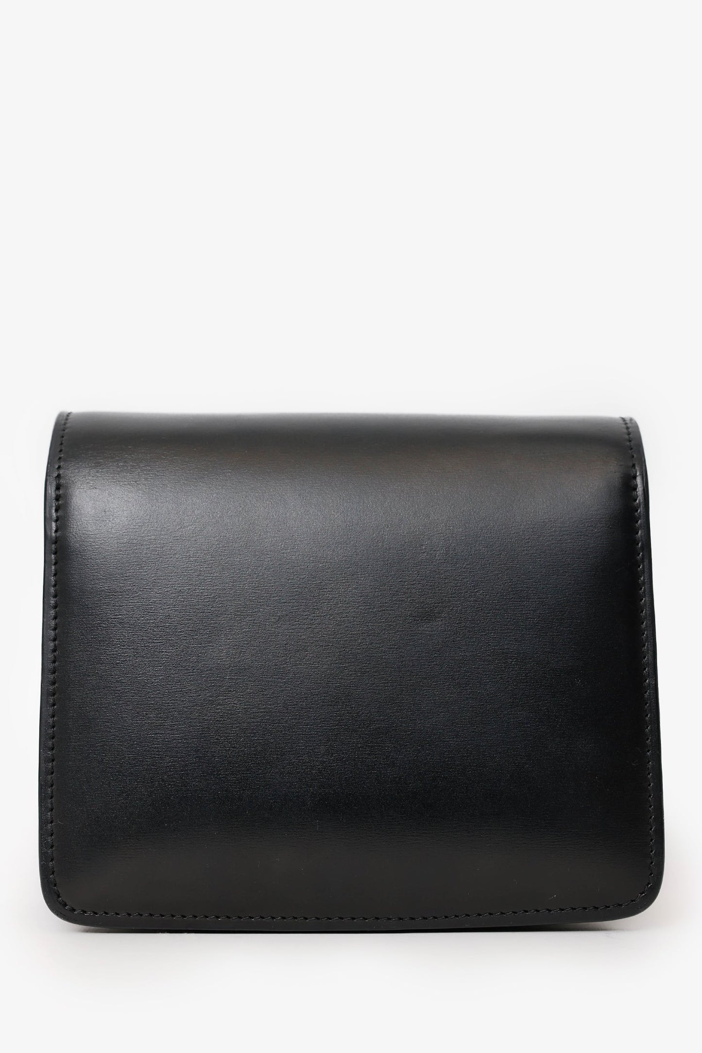Celine Black Leather Small Crossbody Box Bag