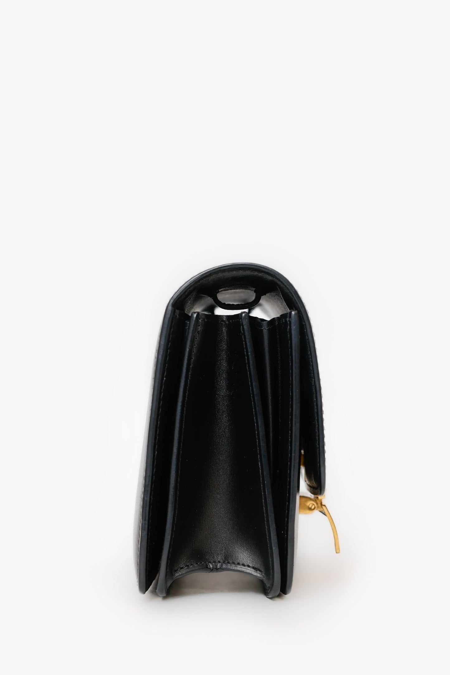 Celine Black Leather Small Crossbody Box Bag