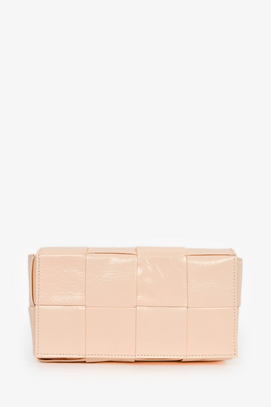 Bottega Veneta Pink Leather Intrecciato Belt Bag